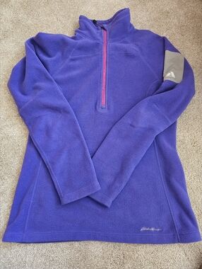 Eddie Bauer First Ascent Fleece, Purple, Small